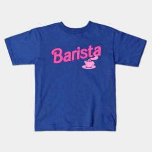 Barista Barbie Kids T-Shirt